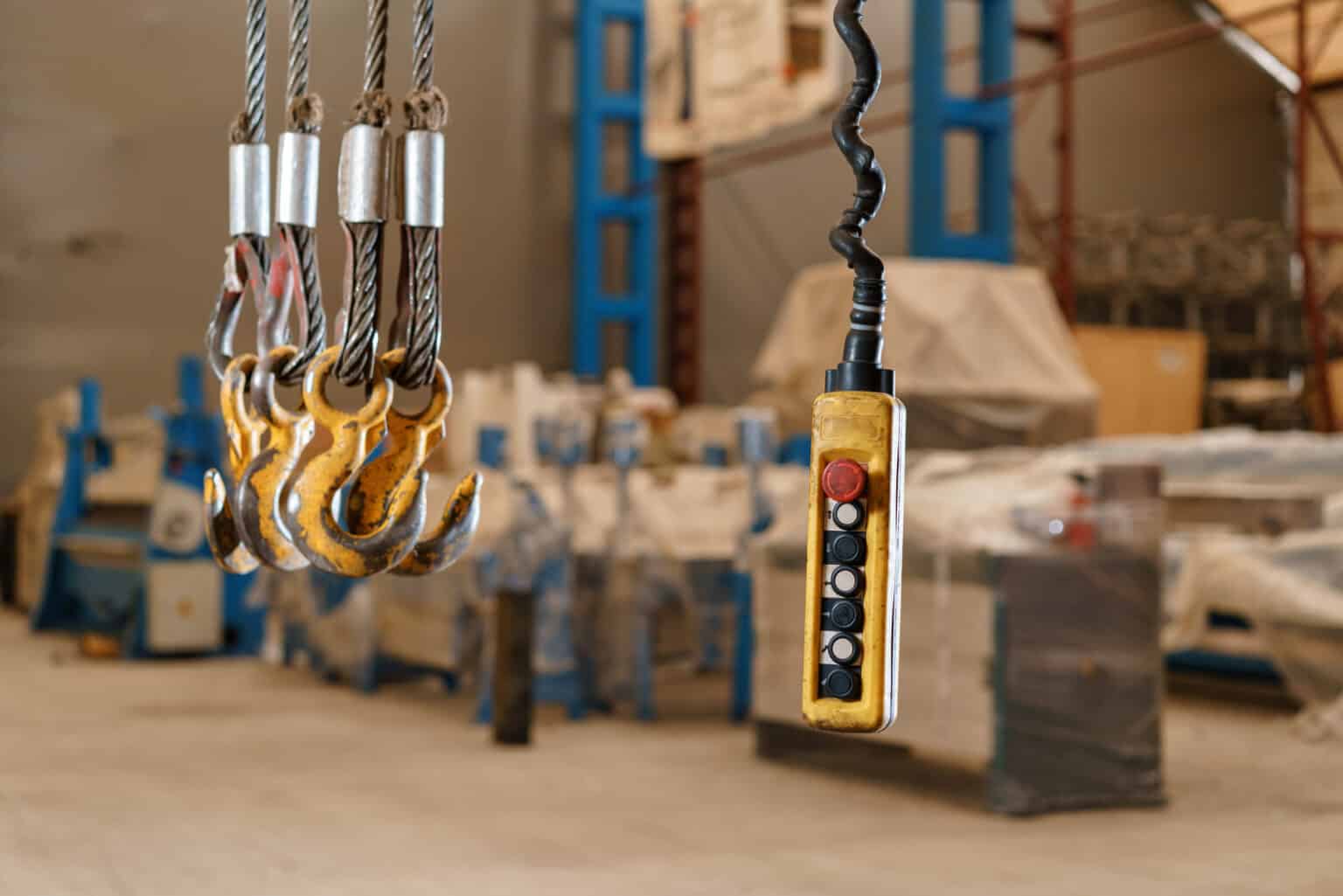 Crane Operator Controls Overhead Crane Controls