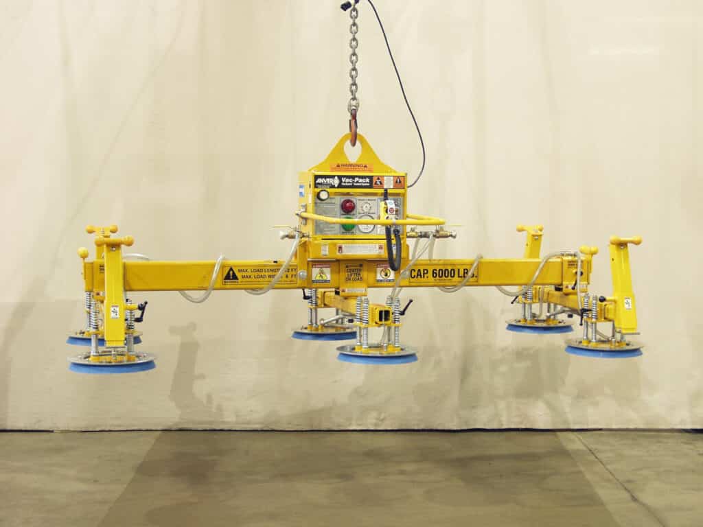 Material handling equipment - vacuum lifters